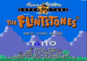 The Flintstones Title Screen